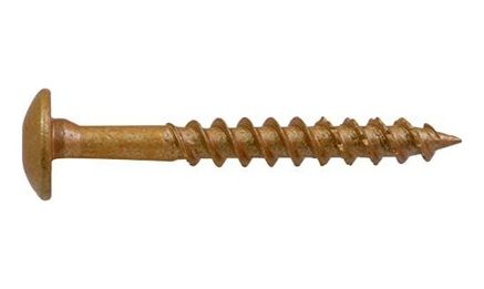Diğer 57858324453876699283959 Power Pro 47872 Lag Vidalar, 1/4" X 1-1/2", Yıldız Sürücü Yapı Lag Vidaları, Paslanmaya Dayanıklı, Seramik Kaplamalı Bronz, 2,3 Kg Tüp, 375 Adet 4296