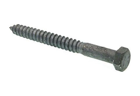 Diğer 57858324453879199283959 9057073 Hex Lag Vidalar, 1/2 İnç X 5 In., A307 Grade A Daldırma Galvanizli Çelik 25 Paket 4296