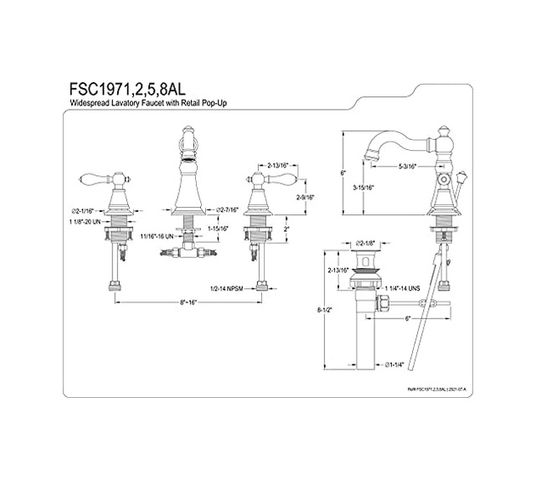 Diğer 57858324453983499283959 Fsc1972Al İngiliz Klasik 20 Cm Geniş Lavabo Bataryası Perakende Pop-Up, Cilalı Pirinç, 12,72 Cm Ağız Erişimi Açık Ceviz
