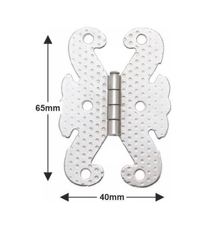 Diğer 57858324454106999283959 Kelebek Menteşe Metal 40 65Mm Bakır 2 Adet Ahşap