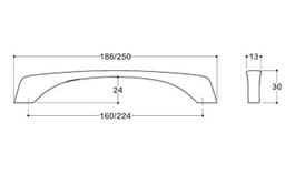 Diğer 57858324454147399283959 4635 Modern Kulp Renk160 Mm A.ağaç
