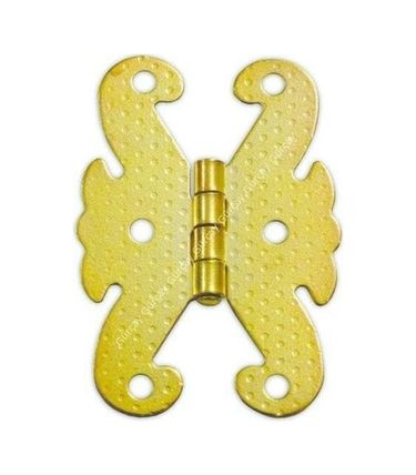 Diğer 57858324454153699283959 Kelebek Menteşe Metal 32 40Mm Sarı 2 Adet Ahşap