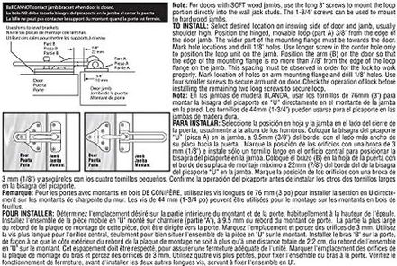 Diğer 57858324454191799283959 Güvenlik U 11316 Swing Bar Kapı Guard İle Yüksek Güvenlik Tuerzusatzschlosses, Saten Nikel Kaplama, 1Er Pack 0