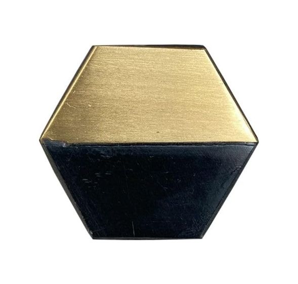 Diğer 57858324454211499283959 Çap 35Mm X 40Mm Siyah/mat Sarı Düğme Kulp/doğal Taş A.ağaç