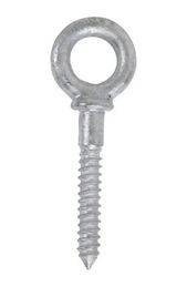 Diğer 57858324454365199283959 107100 Dövme Göz Cıvatası, Omuz Vidası Gözü, 1/2 X 3-1/4 İnç, Galvanizli Açık Bej