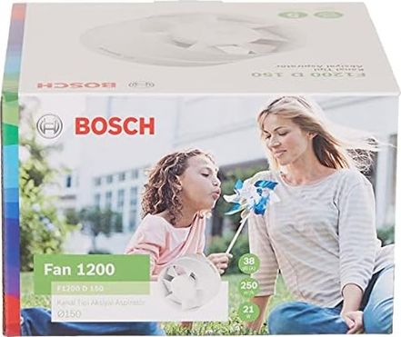 Diğer 57858324454369799283959 Banyo Havalandırma Fanı 1200 Serisi 150 Mm , Beyaz Açık Ceviz