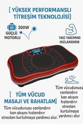 Diğer 57858324454581899283959 Titreşimli Egzersiz Ve Masaj Plakası 1-120 Kademe Ayarlanabilir Hız 200W Güçlü Motor 150Kg Taşıma Kapasitesi Bluetooth Müzik Destekli Fitness 74 X 13 X 40 Cm 750 Açık Mavi