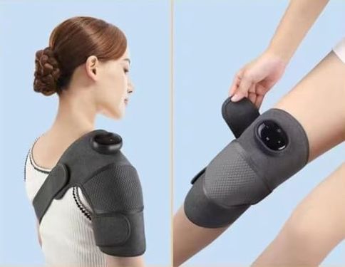 Diğer 57858324454613099283959 Şarjlı Diz Omuz Ve Dirsek Masaj Aleti 7W Güç, 1800Mah Batarya, 3 Masaj Modu, Isıtmalı Tip-C Girişli Ergonomik Diz Omuz Dirsek Masaj Cihazı Ly-1005 Açık Mavi