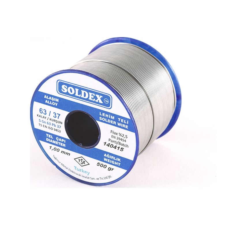 Diğer 58831881 63-37 Lehim Teli 200 Gr 1 Mm, Sn:63 - Pb:37