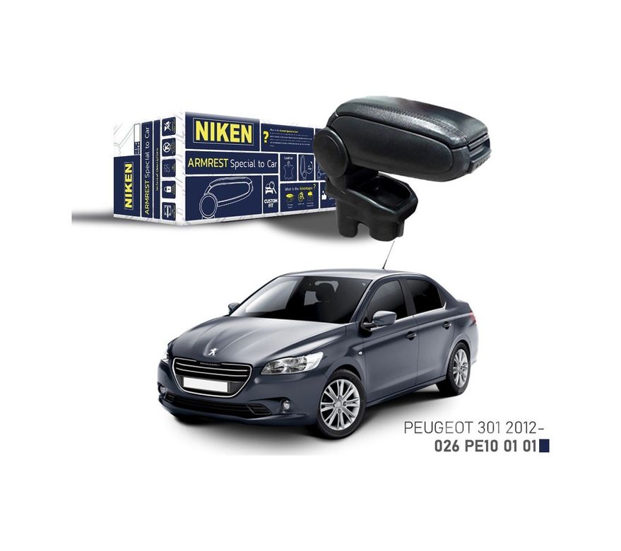 Diğer 59761841 Citroen C-Elysee Araca Özel Kol Dayama Kolçak Siyah 2012+ Sonrası Modellere Uyumlu Niken