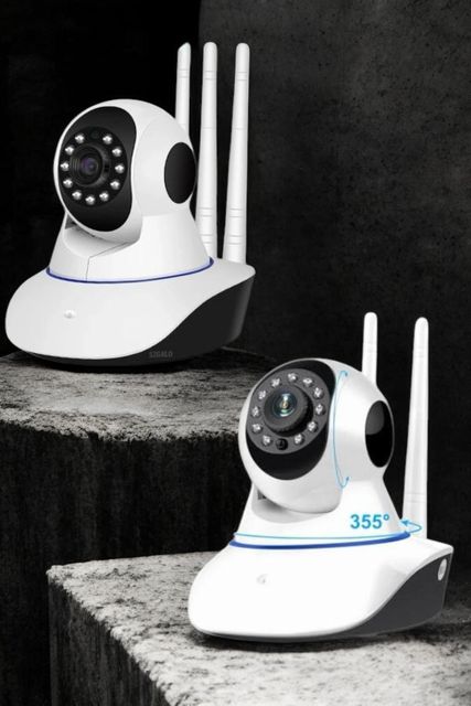 Diğer 68087367 Wifi Kamerası Çift Yönlü Bebek Güvenlik Kamerası Gece Görüşlü