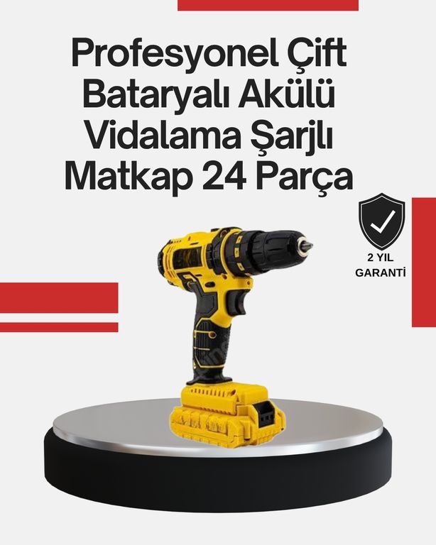 Diğer 94850759 Ergonomik Tasarımlı 12V Matkap 2 Vitesli, Led Aydınlatmalı Ve Dayanıklı