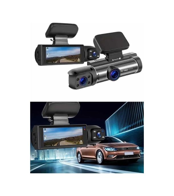 Diğer 94876428 Araç İçi Full Hd Kamera Ön Ve Arka Kameralı Ekranlı Araç Kamerası