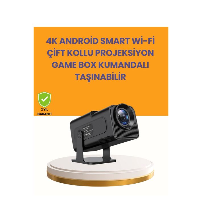 Diğer 96250343 Hcs350Pro 1080P Full Hd Taşınabilir Android Projektör