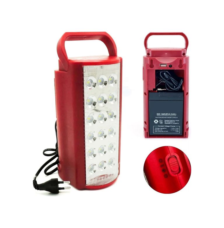 Diğer 96415245 24 Büyük Ledli 80 Saat Yanan Powerbank Özellikli Akülü Led Işıldak