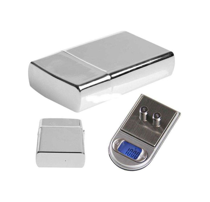 Diğer epo3063 Diamond Zippo Çakmak Şeklinde Kutulu Mini Cep Hassas Dijital Terazi 200Gr-0.01