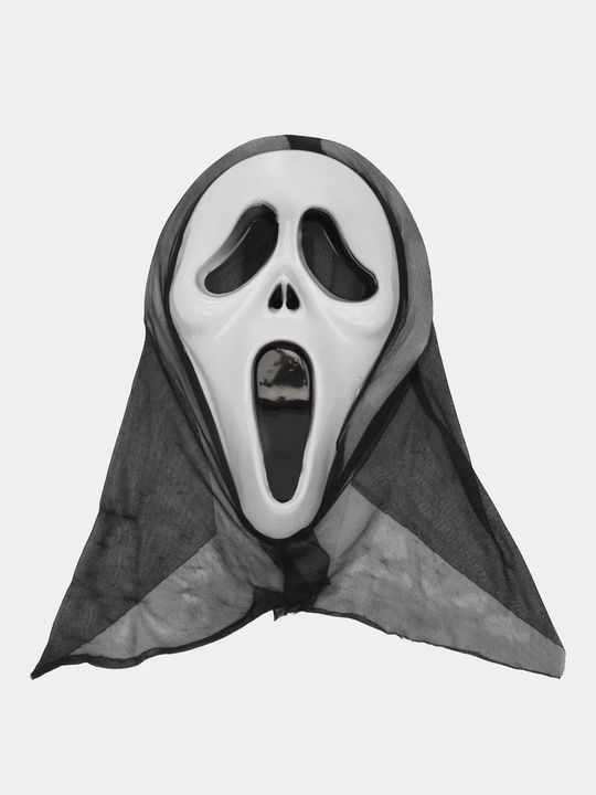 Diğer Kapşonlu Çığlık Maskesi Scream Maskesi - Hayalet Maskesi 33X21 Cm - Huvj-763502 18