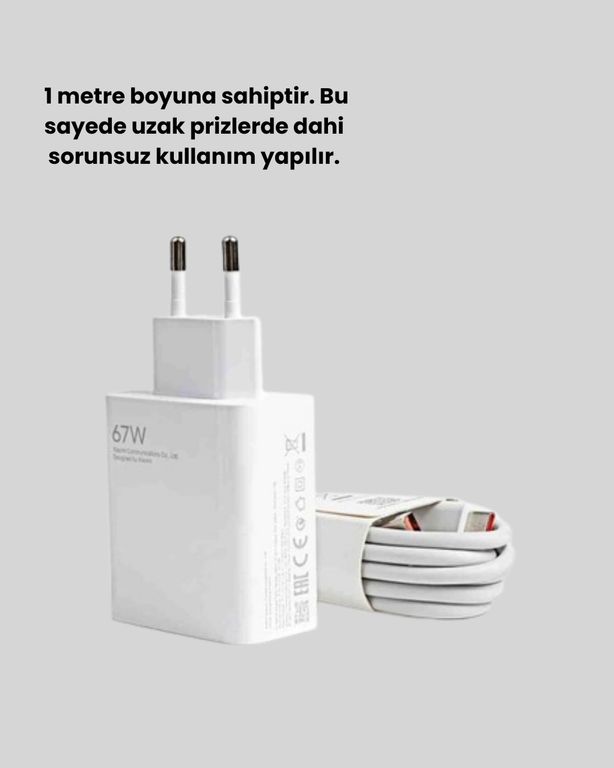 Diğer MEYTDUCZZZ67WŞARJALETİİ-11-BLMY Mey İthalat 67 Watt Güçlü Şarj Aleti Samsung S23 Ultra S24 Uyumlu