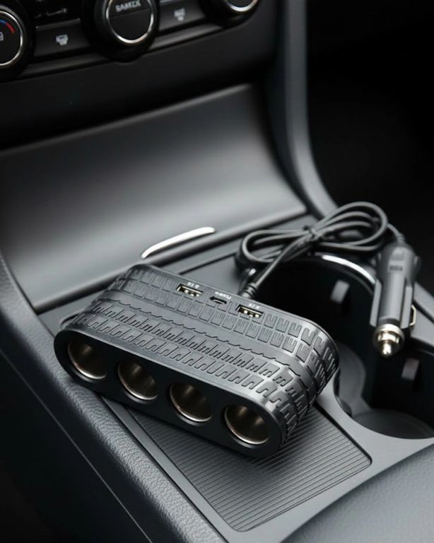 Diğer MEYTDUCZZZG21ÇAKMAKÇOĞALTICI-4-BLMY Mey İthalat Araç İçi Güç Dağıtıcı 4 Çakmaklık 2 Usb 1 Type C Şarj Ünitesi