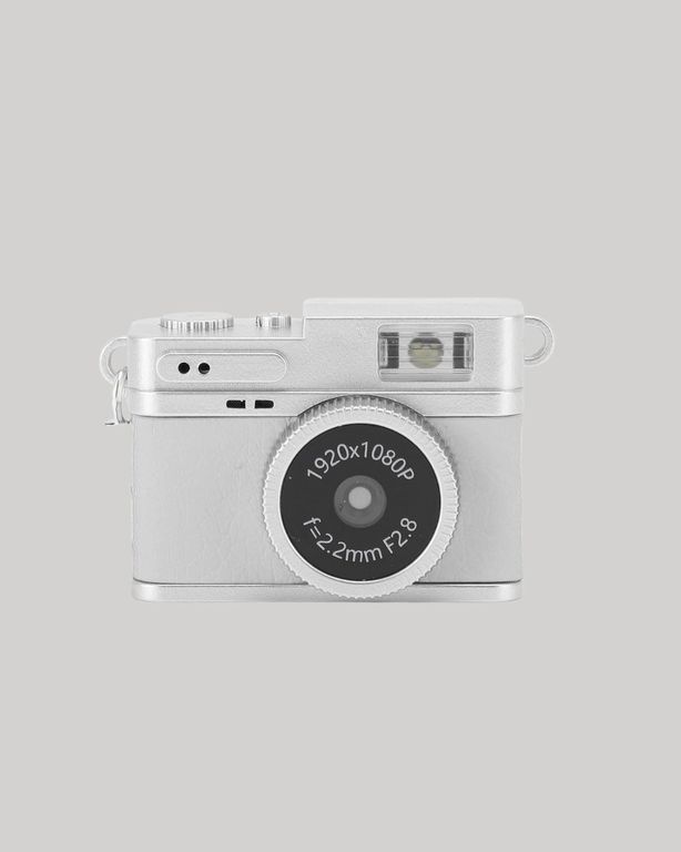 Diğer MEYTDUCZZZLK027KAMERABEYAZ-4-BLMY Mey İthalat Mini Hd Dijital Kamera 1080P Kordonlu Taşınabilir Retro Model