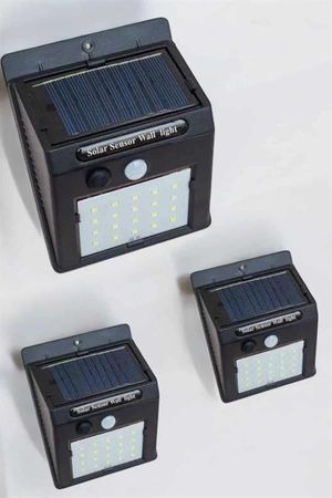 Diğer MEYTDUUCZSENSÖRLÜLAMBA1-BLMY Mey İthalat Güneş Enerjili Bahçe Lambası Solar Gece Aydınlatma Sensörlü Lamba