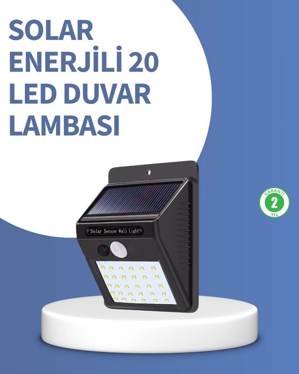 Diğer MEYTDXUCZDP53DUVARLAMBA-4-BLMY Mey İthalat Ip65 Dayanıklı Solar Enerjili Dış Cephe Aydınlatma