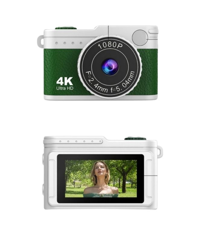 Diğer MEYTDXXUCZZZMN01KAMERAAA-3-BLMY Mey İthalat 1080P Hd Mini Kamera Ips Ekranlı 4K Lens Destekli Taşınabilir Dijital Kamera
