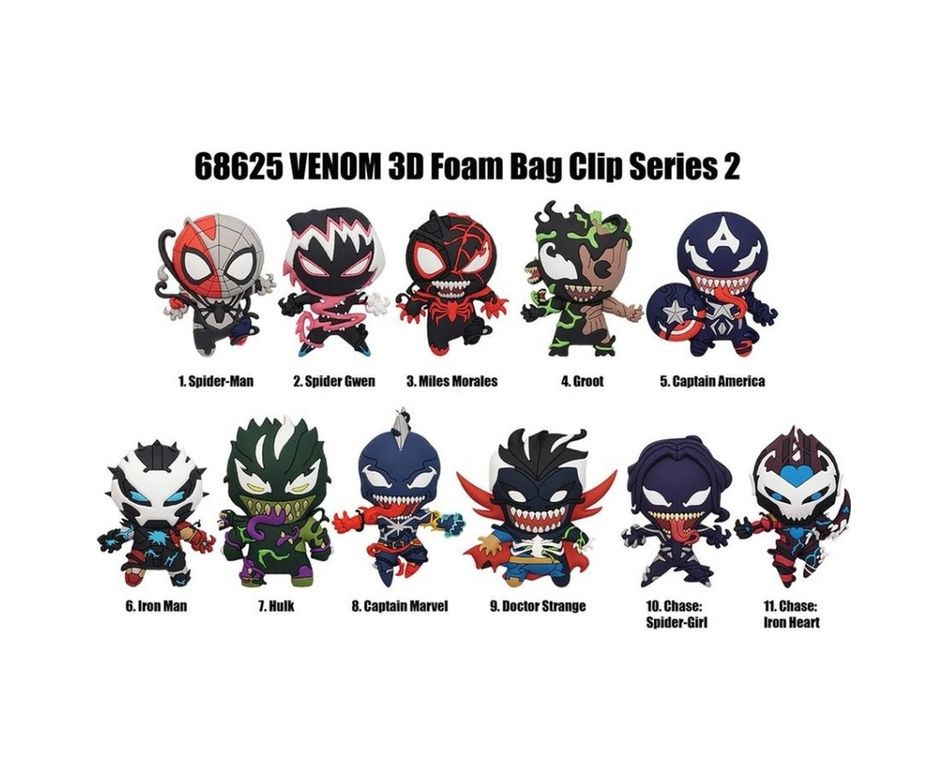 Diğer MEYXTMONO/68625-BLMY Mey İthalat Venom Klipsli Figür Seri 2