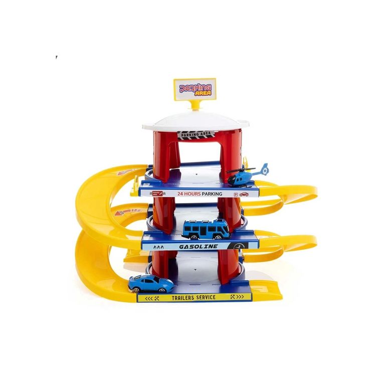 Diğer MEYXTTF1002-BLMY Mey İthalat Toyflyer 17 Parça Otopark Garaj Seti