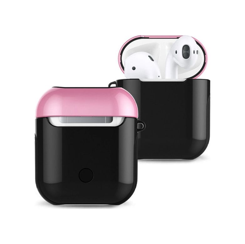 Diğer PRODUCT-2345736 Apple Airpods 2 2.nesil 3In1 Kılıf - Siyah-Pembe