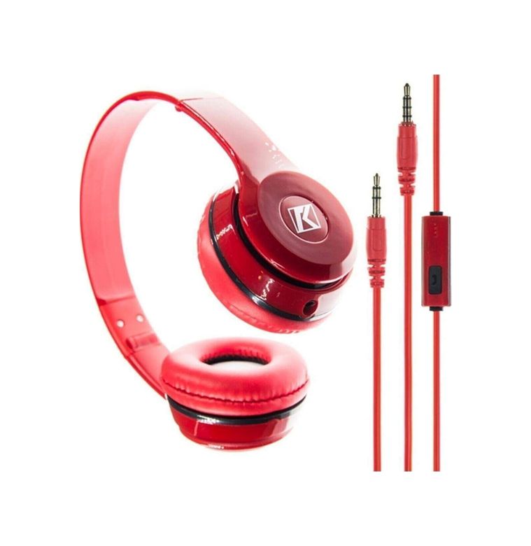 Diğer RT-RYL-MHTKNSKRMZKH08 Kırmızı Kulak Üstü Portatif Katlanır Stereo Kulaklık 003692C Altın - Siyah