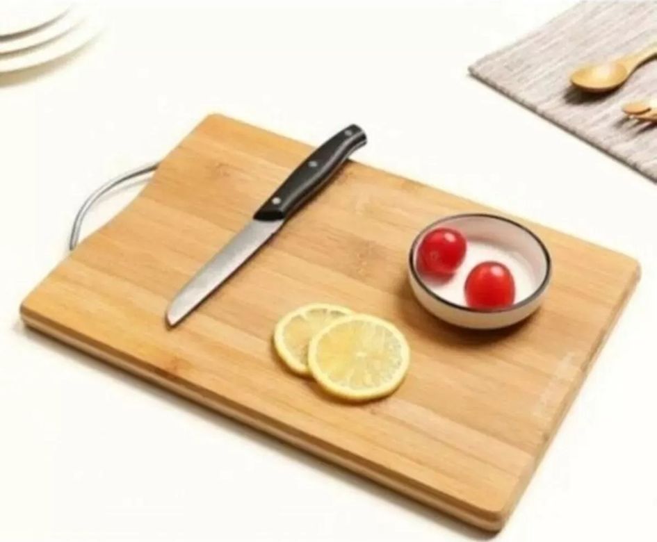 Diğer RT-RYL-NEW31045 Bambu Metal Saplı Ekmek Kesme Tahtası 30X20X1,8 Cm Royaleks-67459 Antrasit