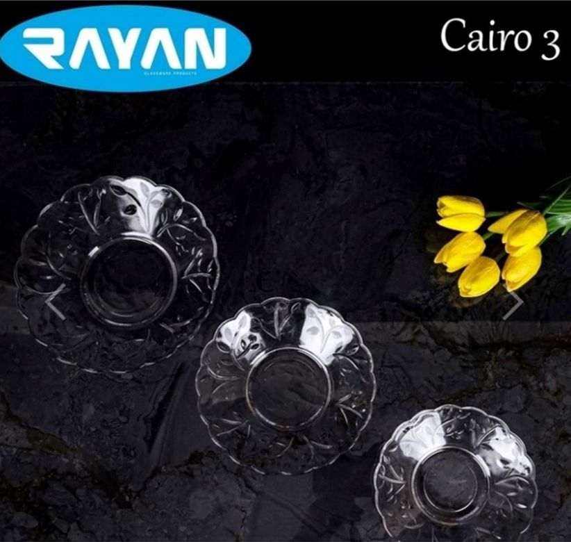 Diğer RT-RYL-NEW32257 6'lı Cam Tabak Güneş Yıldız Gül 3 Model Royaleks-G-405 Altın