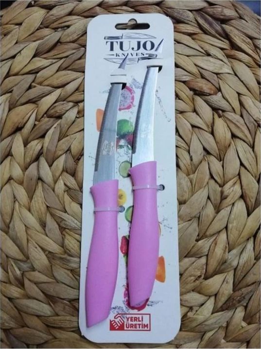 Diğer RT-RYL-NEW32438 Bıçak Tırtıklı Tujo 2'li Royaleks-2420 Beyaz - Bordo