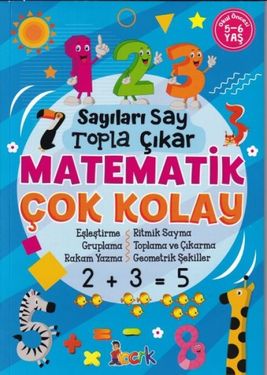 Diğer Sayıları Say Topla Çıkar Matematik Çok Kolay - 5-6 Yaş - Huvj-751531