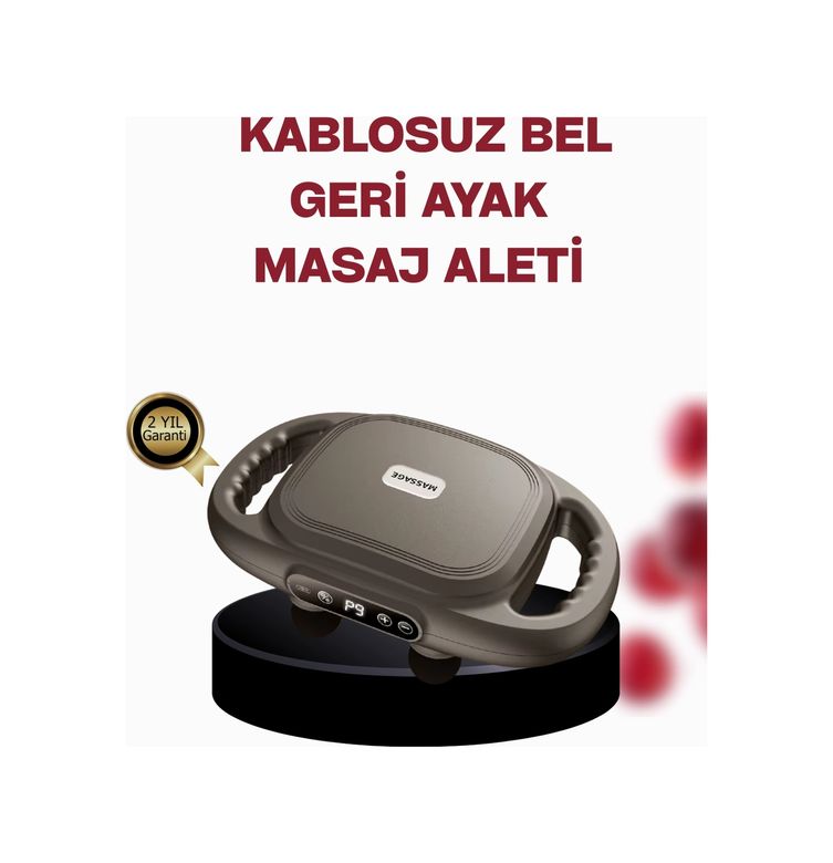 Diğer TRİTHLTUCZZZ6143MASAJ-1-BLNCCC Geliştirilmiş 6 Başlıklı Şarjlı Masaj Aleti 2000 Mah Derin Doku Masajı Çok Renkli