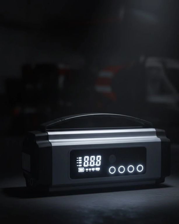 Diğer TRİTHLTUCZZZAPSAKÜTAKVİYE-3-BLNCCC Dijital Göstergeli Akü Takviye Cihazı Lastik Şişirme Powerbank Ve Led Işık Özellikli