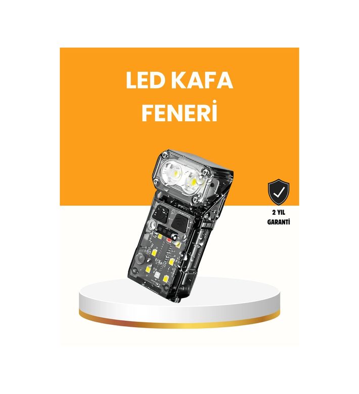 Diğer TRİTHLTUCZZZHS231LAMBA-4-BLNCCC Kamp Ve Outdoor İçin Led Far 10 Saat Pil Sensörlü Manyetik Çok Renkli