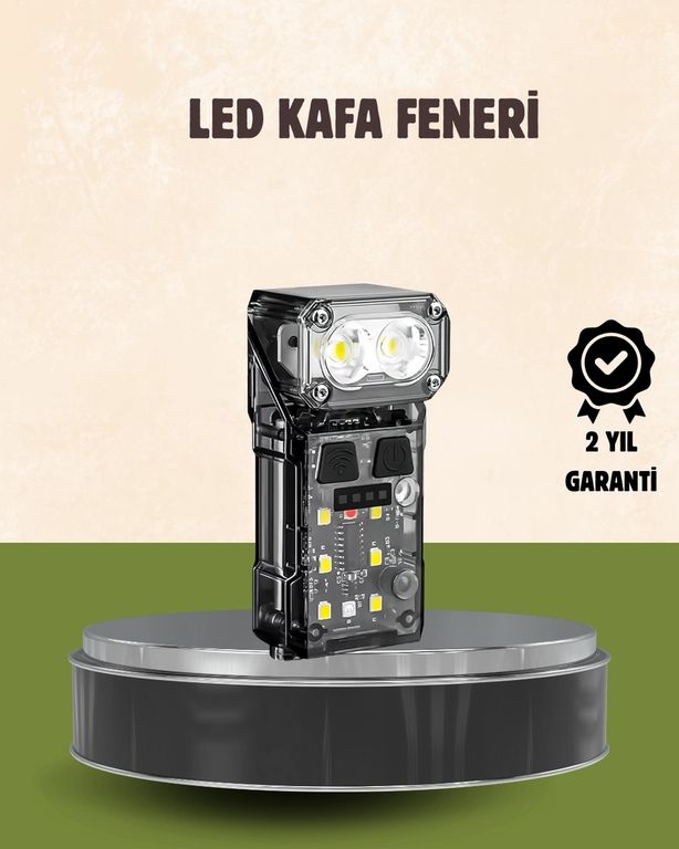 Diğer TRİTHLTUCZZZHS231LAMBA-BLNCCC 3 Ü 1 Arada Led Far Şarj Edilebilir Sensörlü Manyetik 10 Saat Kullanım Çok Renkli