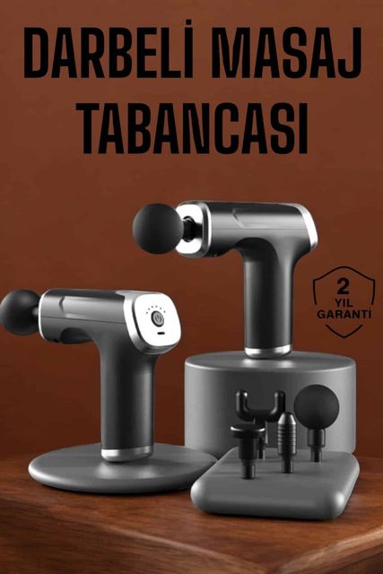 Diğer TRİTHLTUUCZKH800MASAJ3-BLNCCC 4 Başlıklı Darbeli Şarjlı Masaj Aleti Tabancası Kablosuz Çok Renkli 22640694