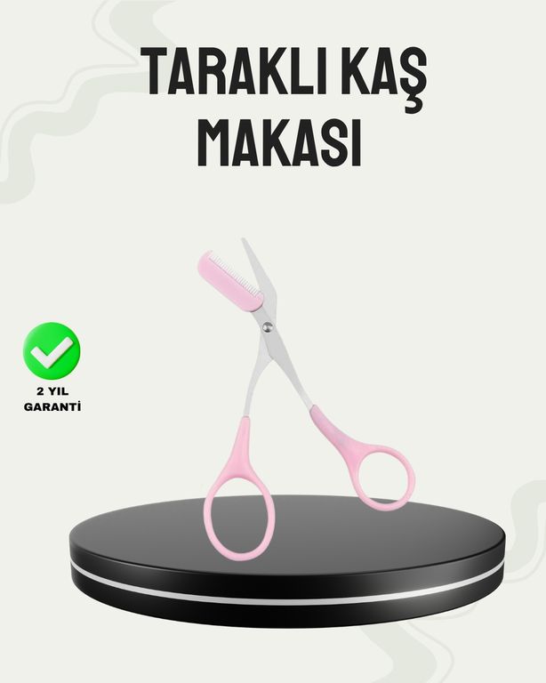 Diğer TRİTHLTUUCZZZKAŞMAKASI-3-BLNCCC Mini Taraklı Kaş Düzeltici Hassas Şekillendirme Ve Taşınabilir Tasarım 0