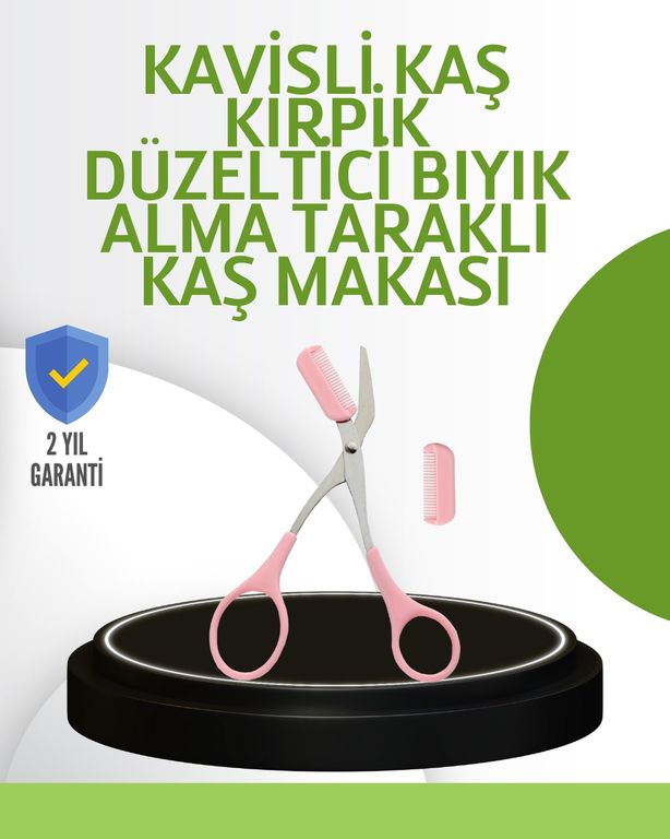 Diğer TRİTHLTXUCZMJGN570KAŞMAKASIIIIIIII-2-BLNCCC Taşınabilir Kaş Ve Kirpik Düzenleme Makası Ergonomik Tasarım 0