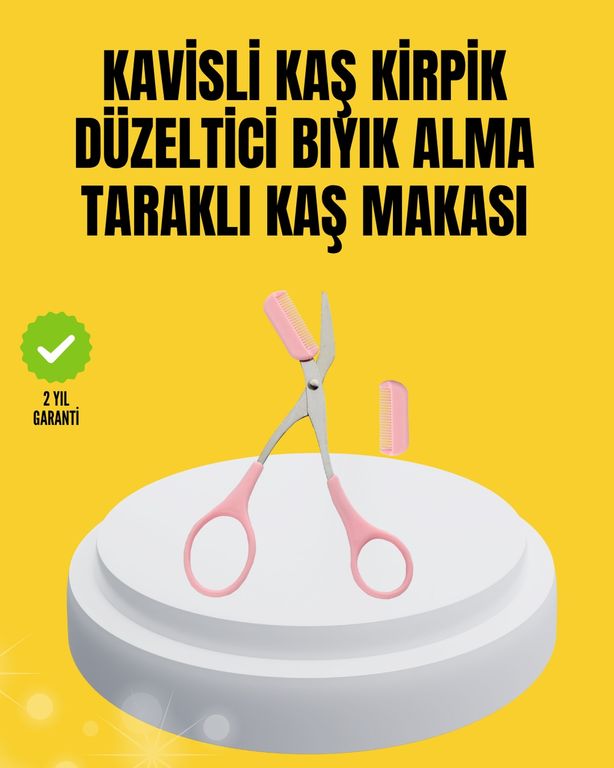 Diğer TRİTHLTXUCZMJGN570KAŞMAKASIIIIIIII-5-BLNCCC Kaş, Kirpik Ve Tırnak Çevresi Temizliği İçin Çok Fonksiyonlu Makas 0