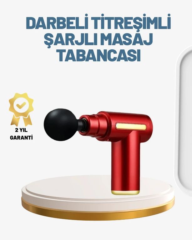 Diğer TRİTHLTXUCZZZ1935MASAJ-1-BLNCCC Elektrikli Masaj Tabancası Sessiz Çalışma Ve Derin Doku Masajı Çok Renkli