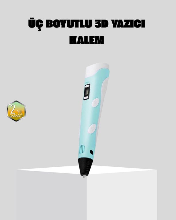 Diğer TRİTHLTXUCZZZ3DKALEM-1-BLNCCC 3D Kalem Ergonomik Ve 1.75 Mm Filament Destekli Fdm Yazıcı Kalemi