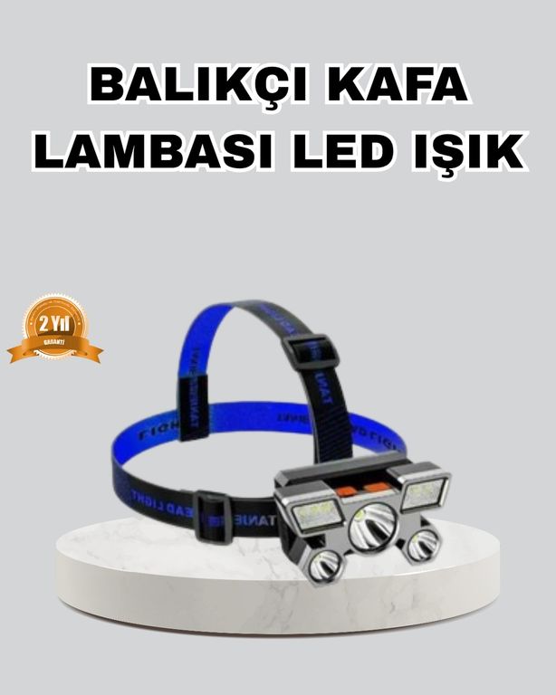 Diğer TRİTHLTXUCZZZHS212LAMBA-1-BLNCCC Outdoor Ve Gece Balıkçılığı İçin Led Kafa Lambası Usb Şarjlı, 60 Ayarlanabilir Far Çok Renkli