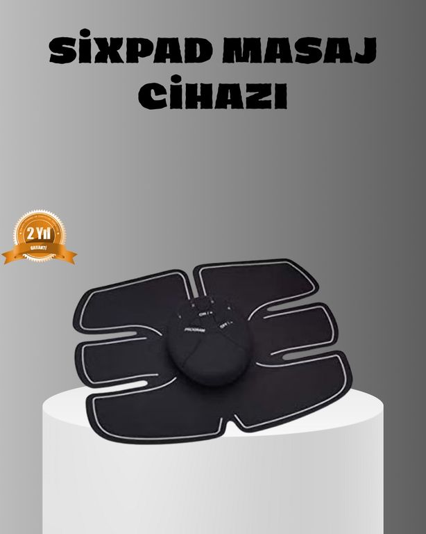 Diğer TRİTHLTXUUCZZZSİXPAD-1-BLNCCC Elektronik Kas Uyarıcı Cihaz 6 Farklı Modlu Jel Pedli Göbek Kol Stimülatör Çok Renkli