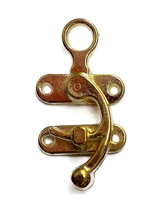 Diğer TrLat0TK0014K-CNT-A368321SP-BLNCC Kancalı Yay Gözü, Ahşap Kutu Klipsi - Küçük, Sarı, 100 Adet