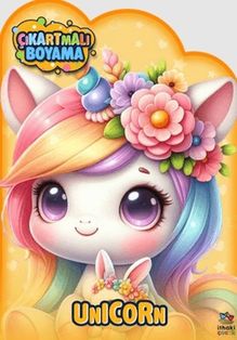 Diğer Unicorn Zamanı - Çıkartmalı Boyama Kitabı - Huvj-730443