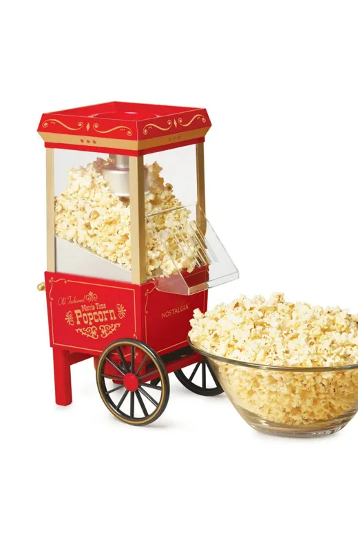 DigiMonster Yağsız Çalışma Teknolojisi | Pg-618 | Mutfak Tipi | Retro Mısır Patlatma Popcorn Makinesi